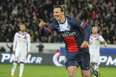 Zlatan Ibrahimovic (PSG vs Bordeaux, Paris, FRANCE, 2014) Copyright ALAIN GADOFFRE